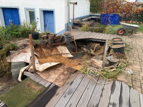 Teich nach Naturagart-Prinzip 2025 Teichbau