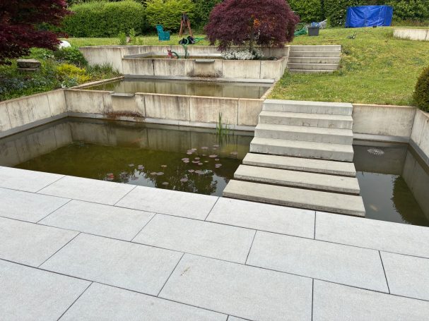Betonteich in Frankfurt 2026 Betonteich Wasserfall